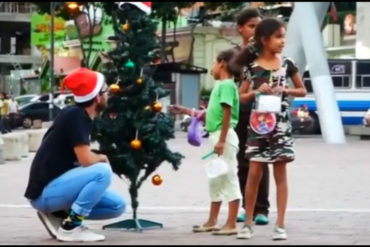 ¡BELLÍSIMO! La noble acción de unos venezolanos a favor de los más necesitados en estas navidades (+Video que te aguará el guarapo)