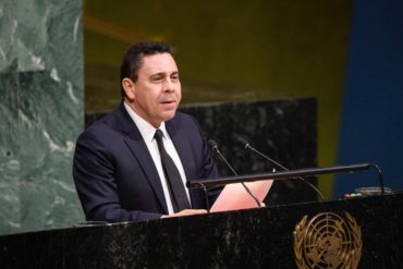 ¡TROMOYERO! Samuel Moncada a Estados Unidos: «El mundo no está en venta» (le faltó llorar)
