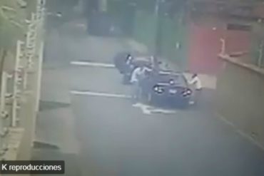 ¡QUÉ HORROR! Video muestra cómo secuestran a una persona en la urbanización Los Chorros de Caracas