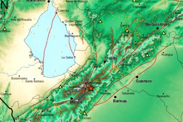 ¡LA TIERRA TIEMBLA! Fuerte sismo de magnitud 3,7 se registró en Santo Domingo, estado Mérida