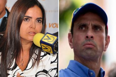 ¡LO DEJÓ EN LA CALLE! El filoso dardo que Tamara Suju lanzó a Capriles por hablar de Lorenzo Mendoza