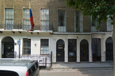 ¡NO HAY REAL! Personal de la embajada venezolana en Inglaterra tendrá que vivir en el “Bolívar Hall” de Londres