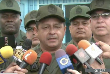 ¡LO DEJARON EN LA CALLE! “¿Dónde están los perniles?», gritaron militares al jefe de la Redi Capital en acto de fin de año