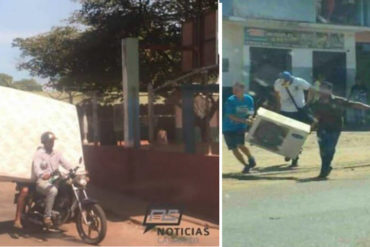 ¡DESASTRE! En Calabozo se llevaron hasta colchones y aires acondicionados de los negocios saqueados (FOTOS)