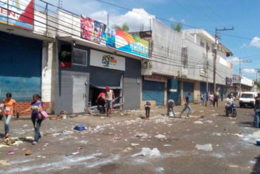 ¡PAÍS EN ANARQUÍA! Ola de saqueos en comercios de Guárico este #13Ene (+Fotos y Videos)