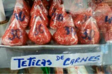 ¡QUÉ DEPRIMENTE! «Teticas de carne»: la nueva modalidad de venta de carne molida