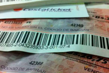 ¿SERÁ VERDAD? Economista revela lo que hay detrás de los cestatickets de talonarios (+Video)