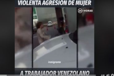 ¡SIGUE LA XENOFOBIA! Graban discriminatorio ataque de mujer hacia un venezolano en Chile