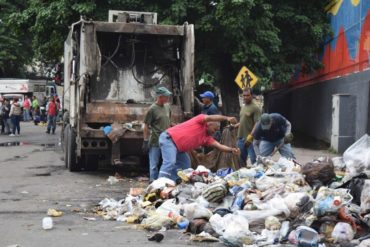 ¡NEGLIGENCIA CHAVISTA! Alcaldía de Maracaibo descarga la basura en pleno centro de la ciudad