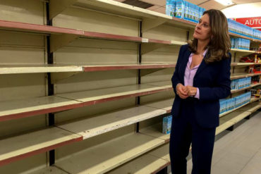 ¡LO QUE NICO NIEGA! Candidata a la presidencia de Colombia comprobó escasez en Bicentenario de Caracas (+Fotos)