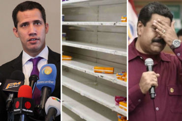¡DE FRENTE! Guaidó invitó a Maduro a visitar una farmacia de Venezuela: «Para ver si consigues una medicina»