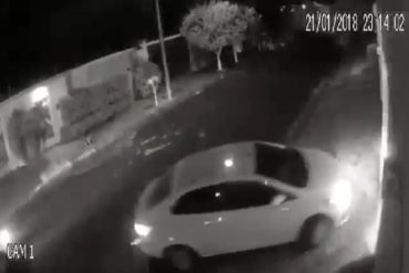 ¡IMPACTANTE! Lo atropellaron cuando intentaba cometer un robo o secuestro en Aragua (+Video)