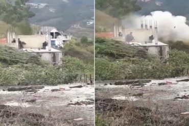 ¡IMPACTANTE! El momento en que dispararon un misil al lugar donde se encontraba Óscar Pérez (+Video)