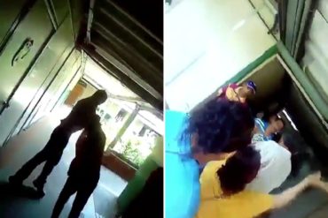 ¡SE ALEBRESTÓ! Mujer golpeó a funcionario público que le respondió groseramente en Barinas (+Video)