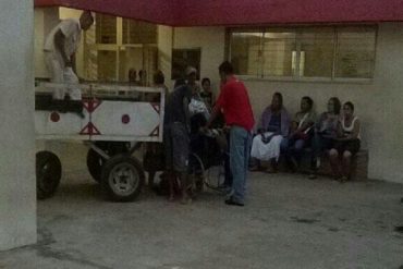 ¡INCREÍBLE! Mujer parió en carreta tirada por burro antes de llegar a hospital en Maracaibo (+Fotos)