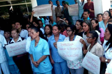 ¡CAÓTICO! “Hagan su trabajo”: Enfermeras en Bolívar exigieron insumos médicos y transporte