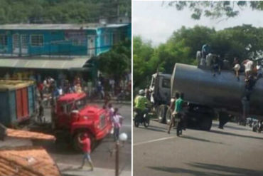 ¡SIGUE EL DESESPERO! Saquearon camiones de comida en varios pueblos de Mérida