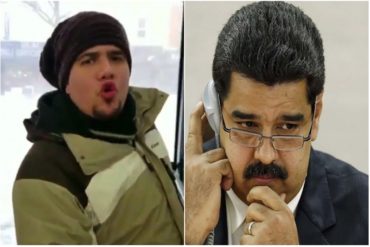 ¡SE ALTERÓ! Venezolano que emigró NY descarga su furia contra Nicolás por sufrir ola de frío: “Maldit* Maduro” (+Video)