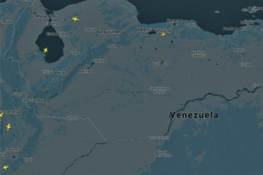 ¡DESIERTO! En pleno Carnaval: Así luce el espacio aéreo en Venezuela