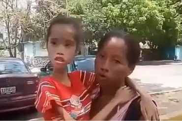¡DESGARRADOR! Fuerte video de una niña de 13 años que convulsiona por desnutrición se viraliza en las redes sociales
