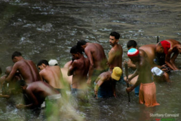 ¡NO LO CREERÁS! La insólita suma de dinero que puede ganar un “garimpeiro” del Guaire a la semana