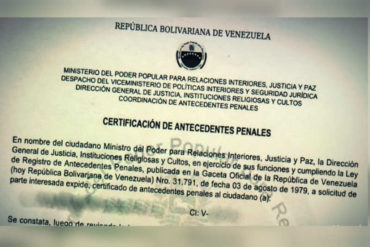 ¡HÁGALO USTED MISMO! Cómo tramitar su certificado de antecedentes penales internacional (instructivo)