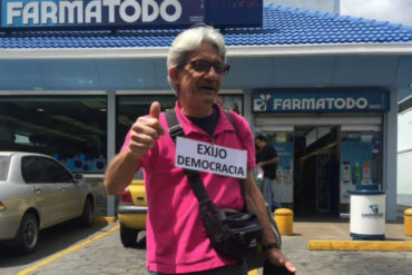 ¡PARA APLAUDIR! Conozca al venezolano que activó una nueva forma de protesta permanente