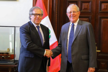 ¡LEA! Almagro y Kuczynski se reunirán este #9Feb para evaluar nuevas medidas tras el anuncio de presidenciales y visita de Maduro a Perú