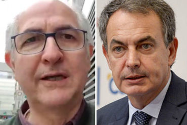 ¡CLARITO Y RASPADO! Ledezma se las canta a Rodríguez Zapatero: Debe cesar en sus funciones de «mediador» (+Video)