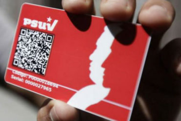 ¡A LO BRAVO! Quienes obtengan el carnet del Psuv deberán registrar a personas que llevarán a votar