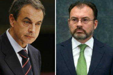 ¡MUY FUERTE! La acalorada discusión que protagonizaron los cancilleres de México y Chile con Zapatero