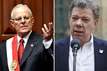 ¡ATENTOS! Kuczynski y Santos abordarán crisis venezolana en gabinete binacional