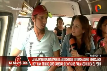 ¡MÍRELA! Presentadora peruana dice estar impresionada por la buena educación de los venezolanos (+Video)