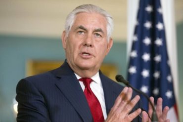 ¡VA DE FRENTE! Tillerson: EE.UU. apoyará a países caribeños si impone sanciones al petróleo venezolano