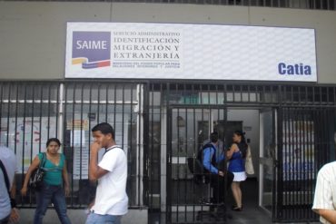 ¡ATENCIÓN! Estos son los 21 puntos que habilitó el Saime para cedulación exprés en Caracas