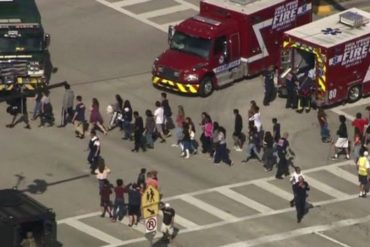 ¡IMPACTANTE! El video del aterrador momento del tiroteo en la escuela de Florida