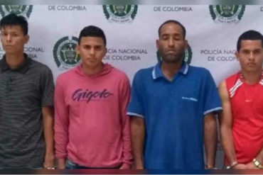 ¡EL HAMPA TAMBIÉN MIGRA! Cuatro venezolanos fueron detenidos en Cúcuta por extorsionar a comerciante