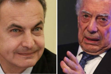 ¡DE FRENTE! Vargas Llosa arremetió contra Zapatero por su «triste papel» en Venezuela