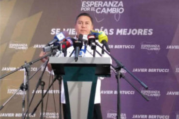 ¡OJO PELA’O! Bertucci sospecha que elección de concejos municipales no se realizará el 20M