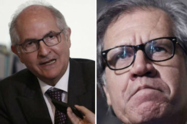 ¡SE LO DIJO! Ledezma a Almagro: La OEA está en deuda con los demócratas venezolanos