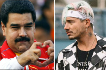 ¡SIN VERGÜENZA! Lo que respondió Maduro después de que J Balvin le dedicó unas palabras en el adelanto de su nuevo tema