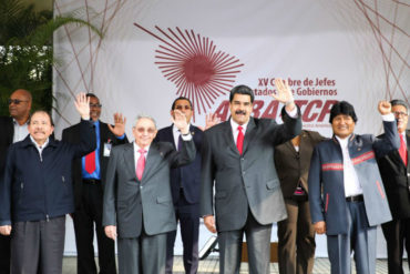 ¡VÉALAS! El carómetro de los “aliados” de Maduro durante la Cumbre del Alba(+Fotos)