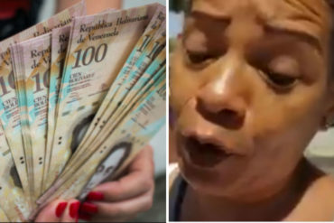 ¡DESESPERADA! Venezolana expresa frustración ante falta de efectivo (asegura que se va del país) (+Video)