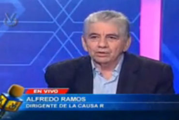 ¡CLARITO! Alfredo Ramos: «Ir a las elecciones es ir al matadero»