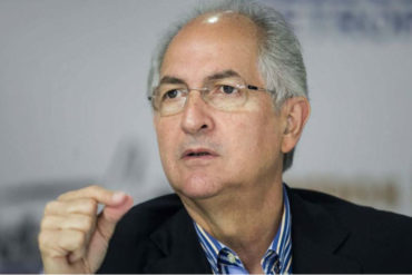 ¡DE FRENTE! Ledezma criticó postura de España ante el régimen: «Le da oxígeno a la dictadura de Maduro»