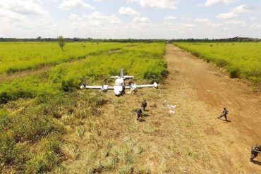 ¡SÉPALO! Localizan aeronave con siglas venezolanas en Guatemala utilizada presuntamente para el narcotráfico (+Fotos)