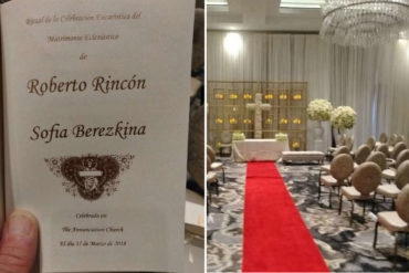 ¡DERROCHE! Por todo lo alto fue la boda del hijo de Roberto Rincón, juzgado en EEUU por malversar fondos de Pdvsa (+Fotos)