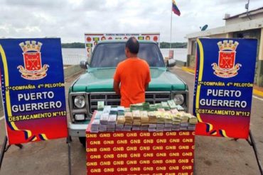 ¡LO ÚLTIMO! Detuvieron en la Guajira a un hombre que llevaba más de 180 millones de bolívares en efectivo