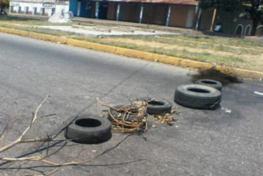 ¡NO QUIEREN MÁS APAGONES! Trancaron el paso vehicular en Barinas en protesta por repetidos cortes de luz