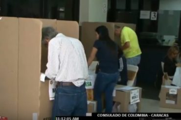 ¡LO ÚLTIMO! Colombianos en Venezuela votan en elecciones legislativas de su país